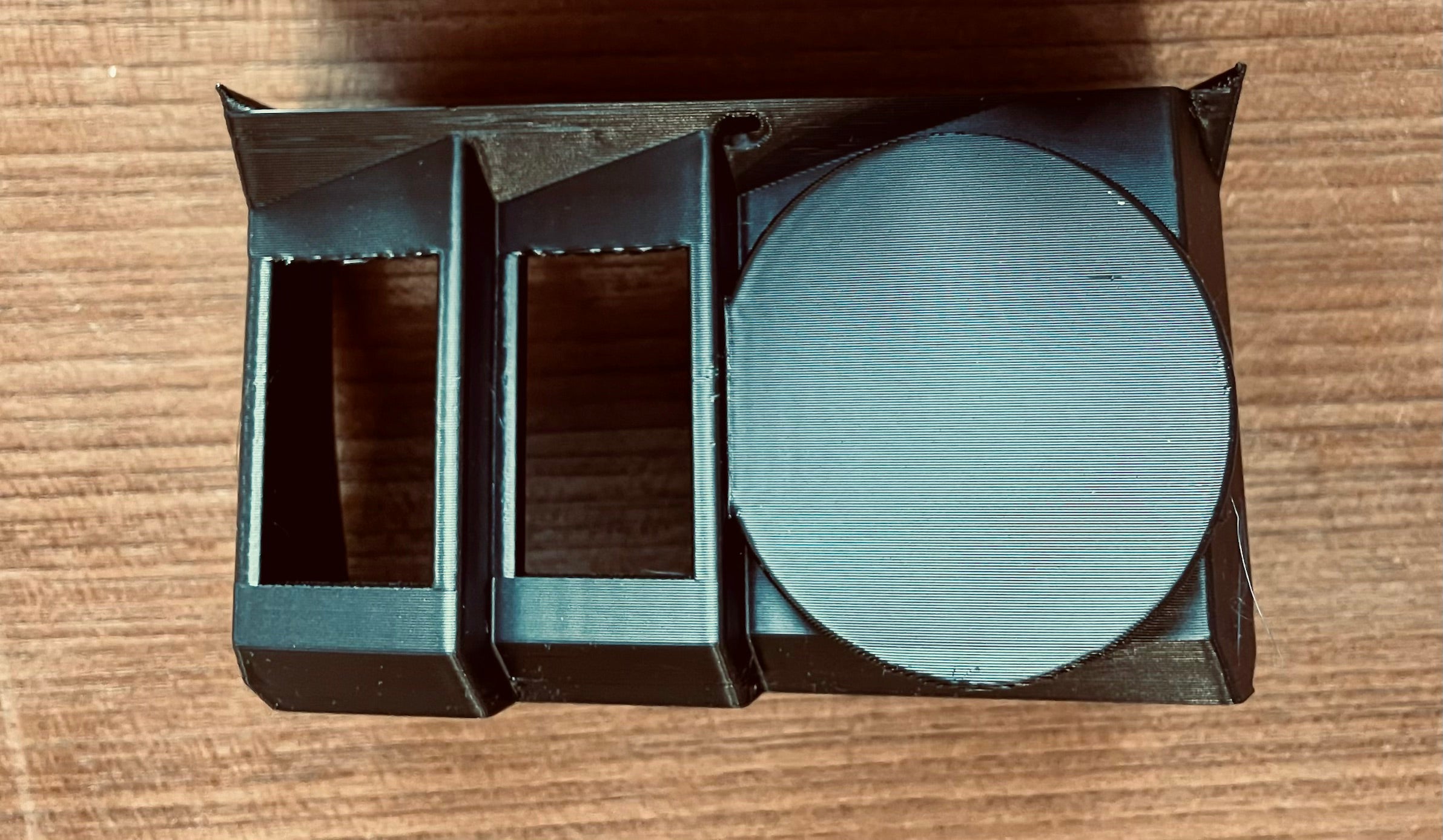 2-Switch Lower Blank panel – two switch positions + custom drill area for Square Body