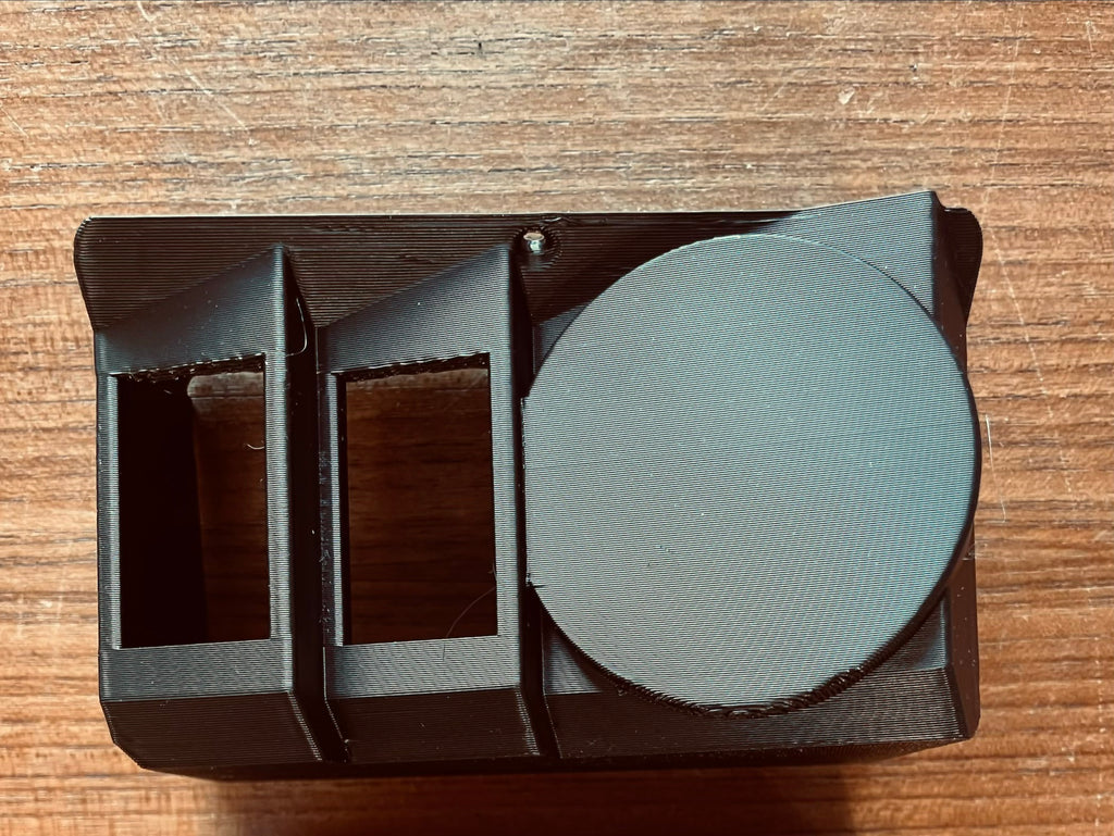 2-Switch Upper Blank panel – two switch positions + custom drill area for Square Body