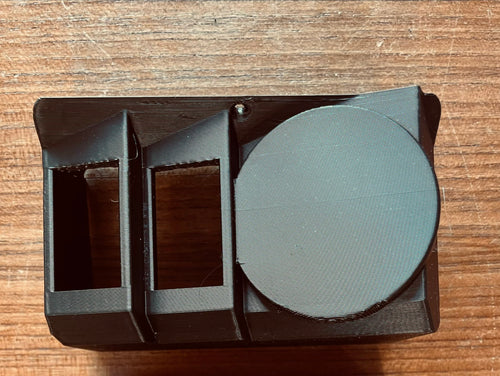 2-Switch Upper Blank panel – two switch positions + custom drill area for Square Body