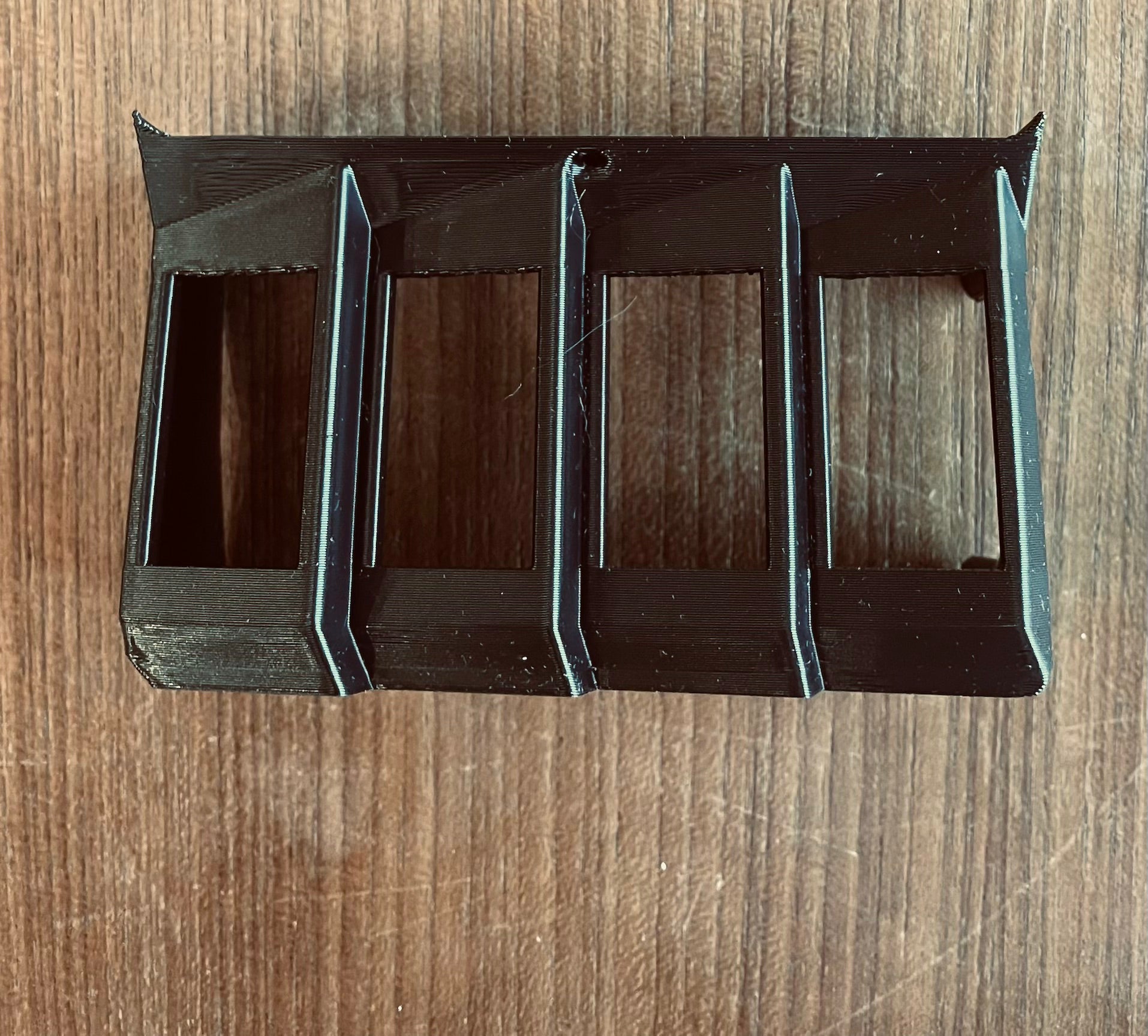 4-Switch Lower module – holds four toggle switches for Square Body switch plate